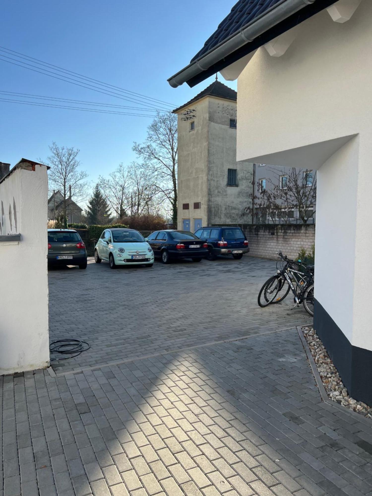 Moderne Wohnung Karlsruhe Neureut, Fussbodenheizung - Regendusche - Waschmaschine - Stellplatz Exterior foto